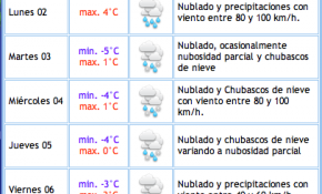 Bajas temperaturas y nieve se espera para esta semana en Magallanes