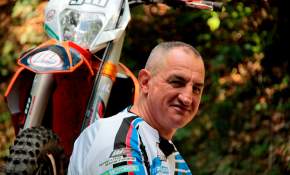 Ex campeón del mundo de moto enduro dice ¡presente! en Rally de Los Glaciares [FOTOS]